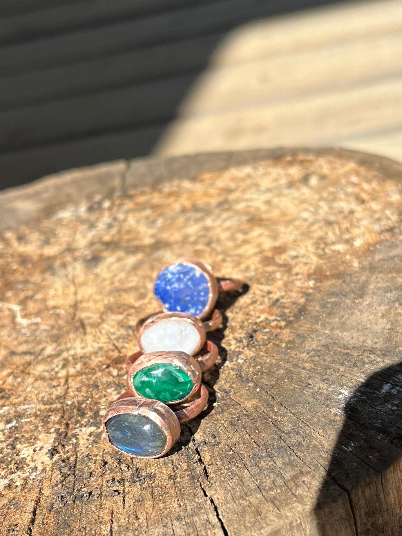 Anillo ajustable distintas piedras